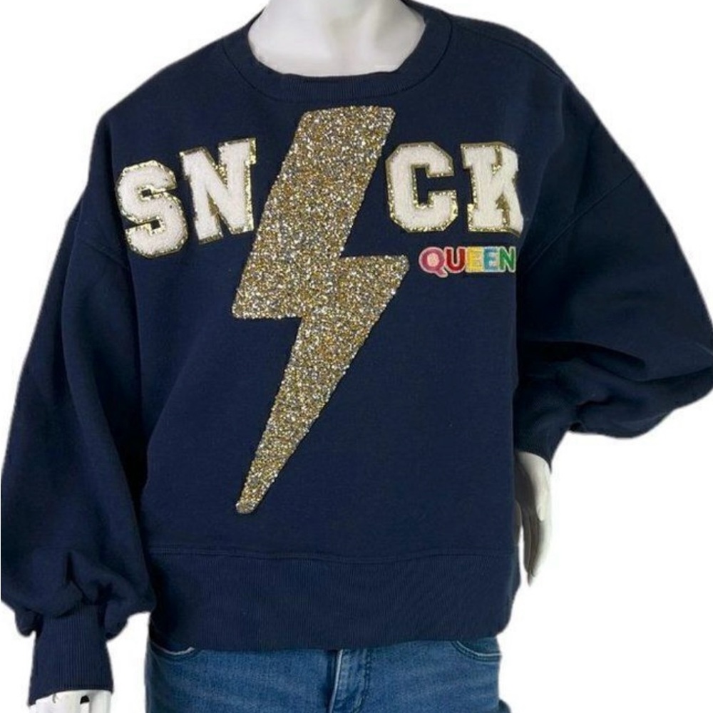 Judith March Navy Sweatshirt